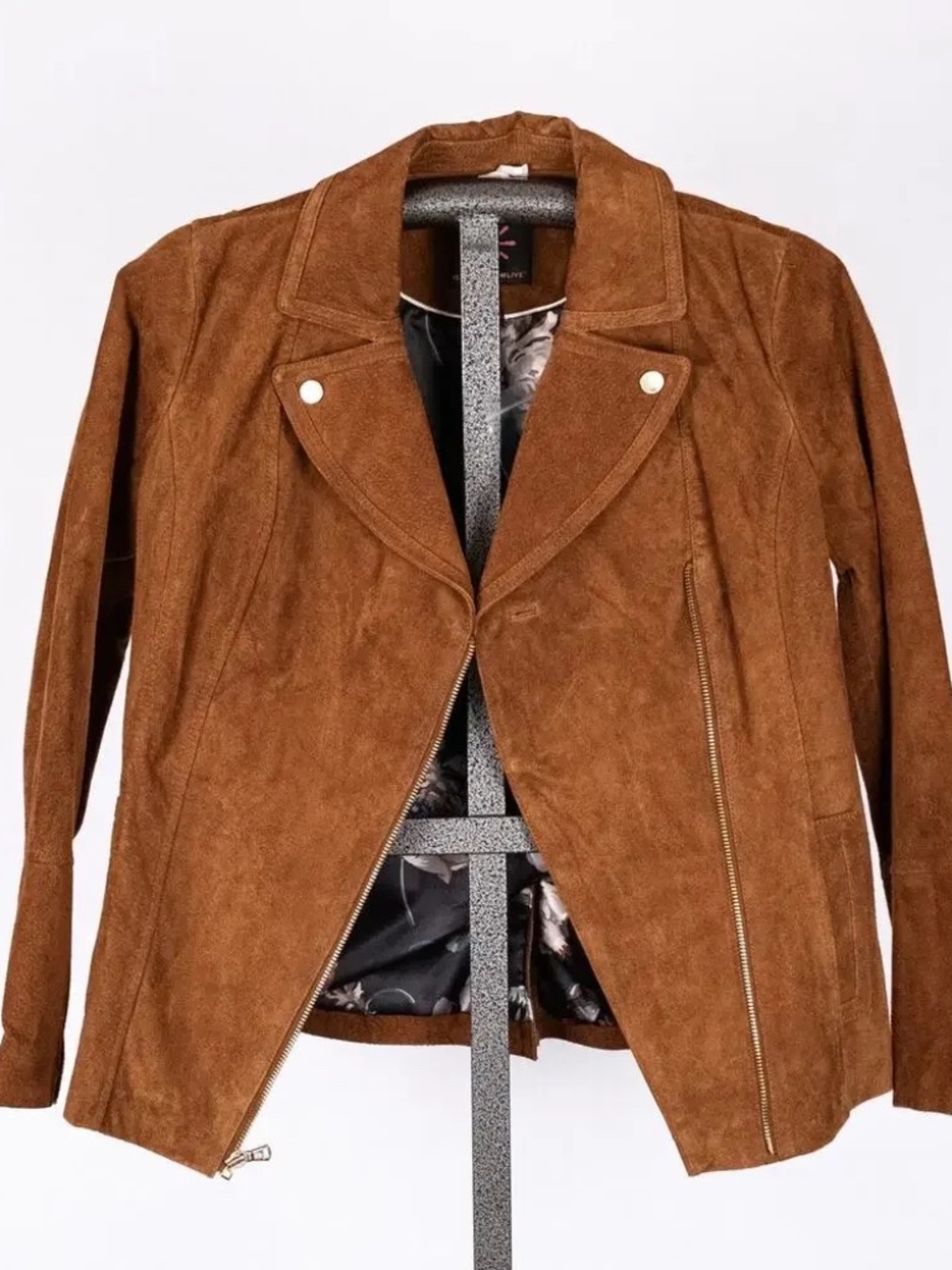 Suede Moto Jacket NWOT